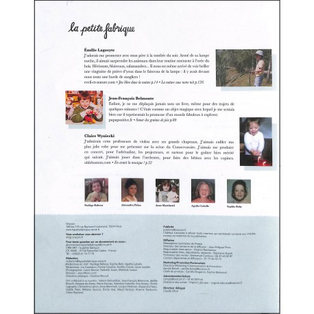 La petite fabrique |Premier Numéro