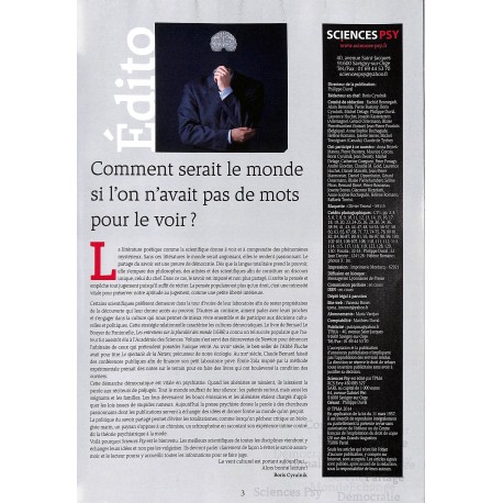 SCIENCES PSY |Premier Numéro