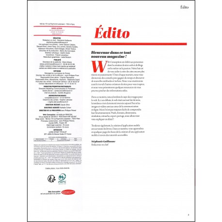 Web conception |Premier Numéro