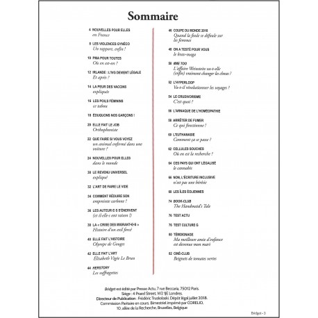 BRIDGET |Premier Numéro