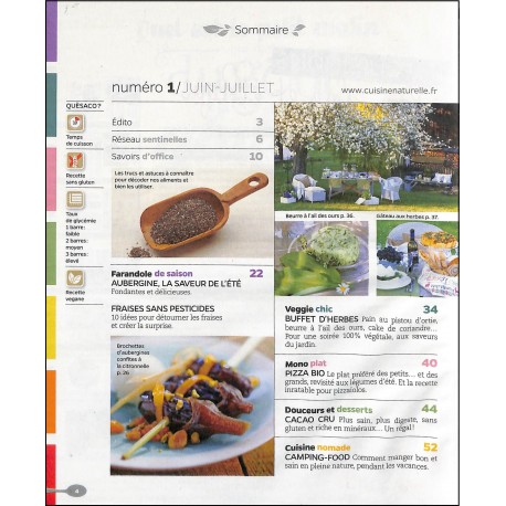 Cuisine naturelle |Premier Numéro