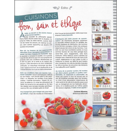 Cuisine naturelle |Premier Numéro