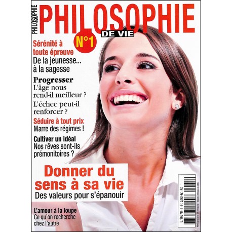 Philosophie de vie |Premier Numéro