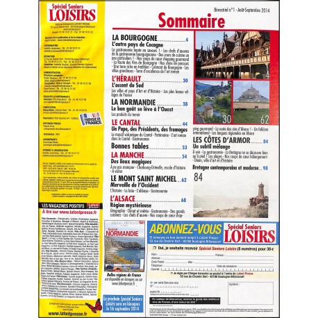 Spécial Seniors LOISIRS |Premier Numéro
