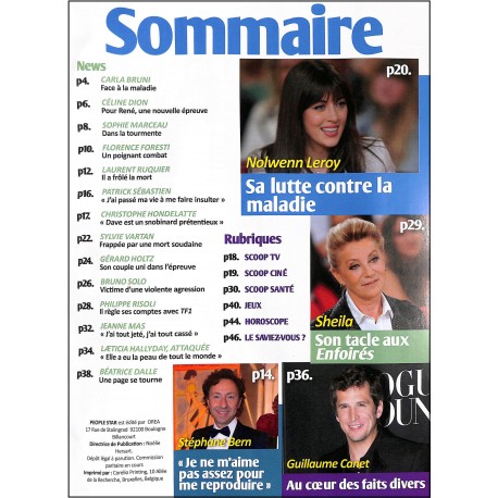PEOPLE STAR |Premier Numéro
