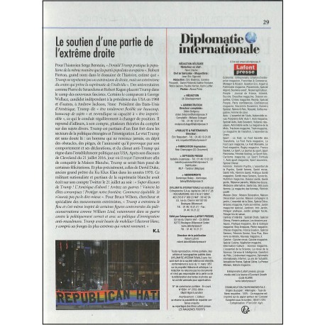 Diplomatie Internationale |Premier Numéro