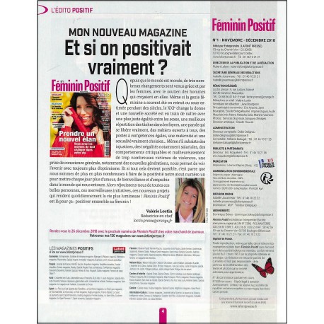 Féminin Positif |Premier Numéro
