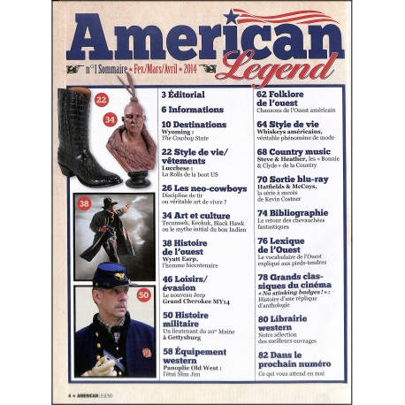 American Legend |Premier Numéro