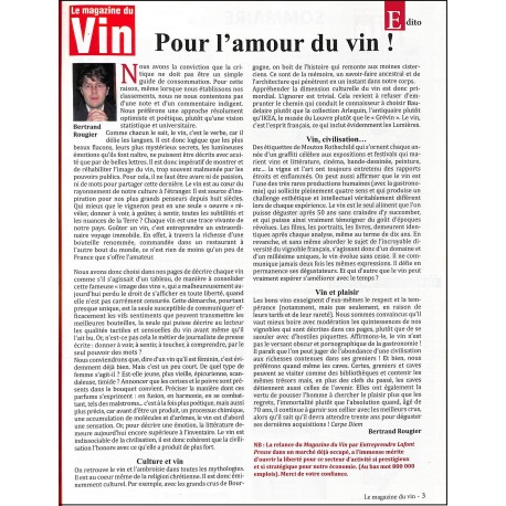 Le magazine du VIN |Premier Numéro