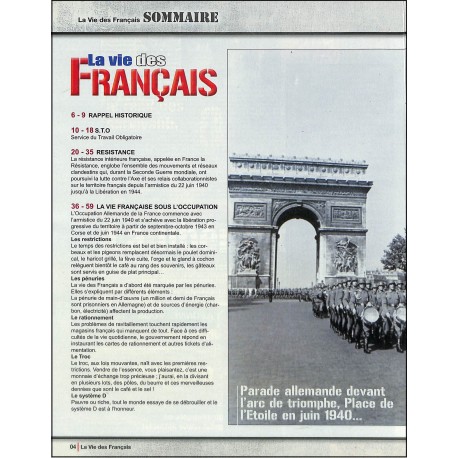 La vie des Français |Premier Numéro