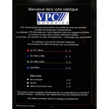 VPC Monnaies |Premier Numéro