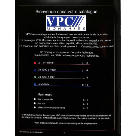 VPC Monnaies |Premier Numéro