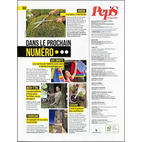 + de PEP'S magazine |Premier Numéro