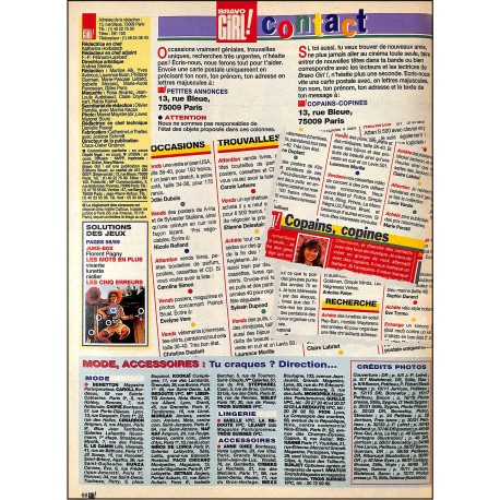 Bravo Girl |Premier Numéro