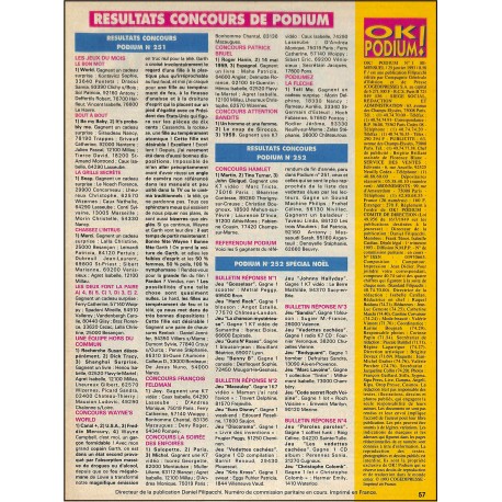 OK PODIUM |Premier Numéro