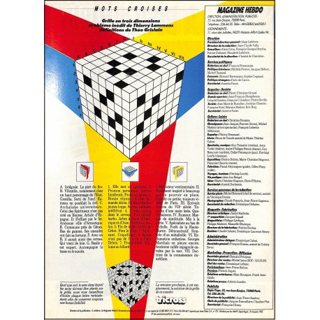 MAGAZINE HEBDO |Premier Numéro