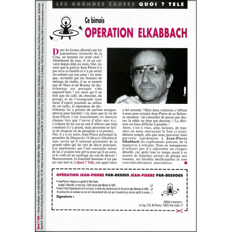 QUOI TÉLÉ |Premier Numéro