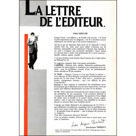 EXECUTIF |Premier Numéro