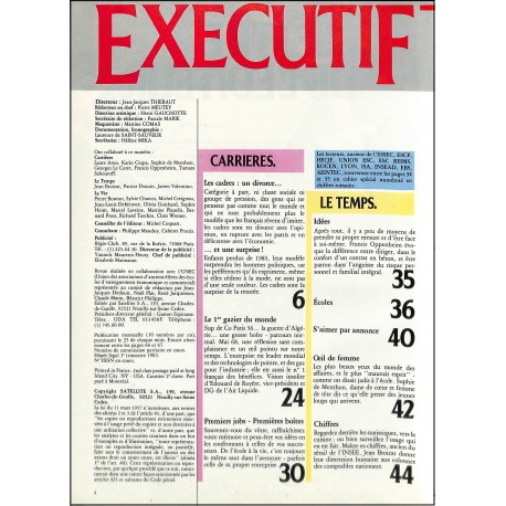 EXECUTIF |Premier Numéro