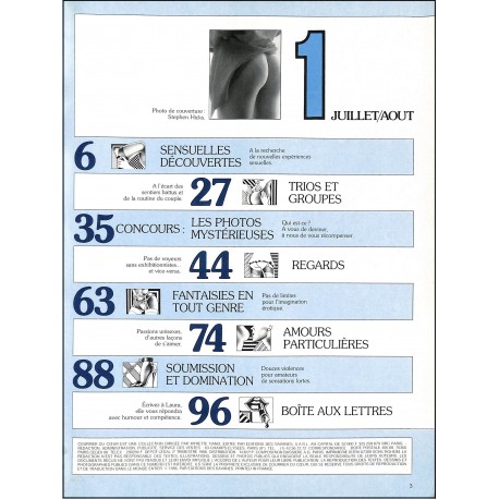 COURRIER DU COEUR |Premier Numéro