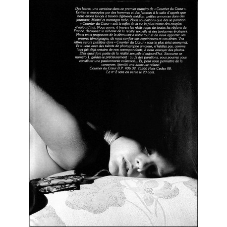 COURRIER DU COEUR |Premier Numéro