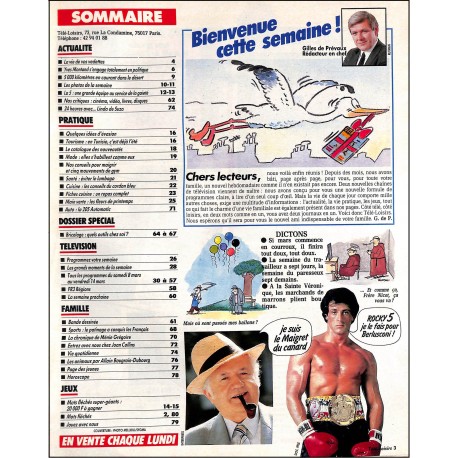 Télé Loisirs |Premier Numéro