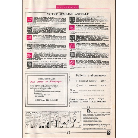 REGION HEBDO |Premier Numéro