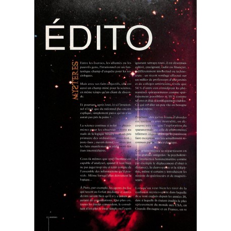 MYSTERES |Premier Numéro