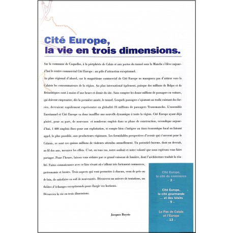LE MAGAZINE DE CITE EUROPE |Premier Numéro