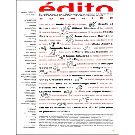 Le GENEREUX |Premier Numéro