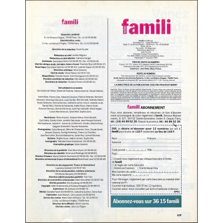 Famili |Premier Numéro