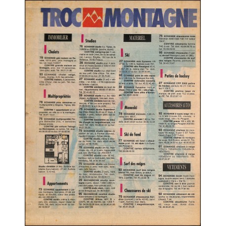 TROC tout |Premier Numéro