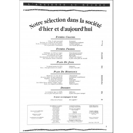 L'assiette au beurre |Premier Numéro