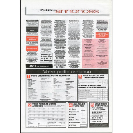 Le journal du  Commerce |Premier Numéro