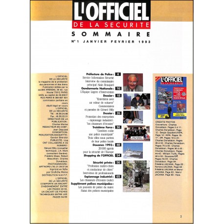 L'OFFICE DE LA SECURITE |Premier Numéro