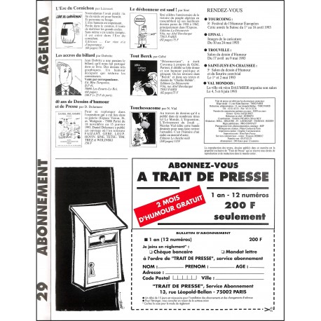 TRAIT DE PRESSE |Premier Numéro