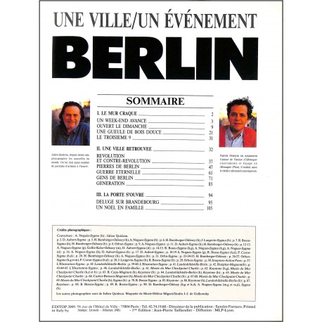 UNE VILLE / UN EVENEMENT |Premier Numéro