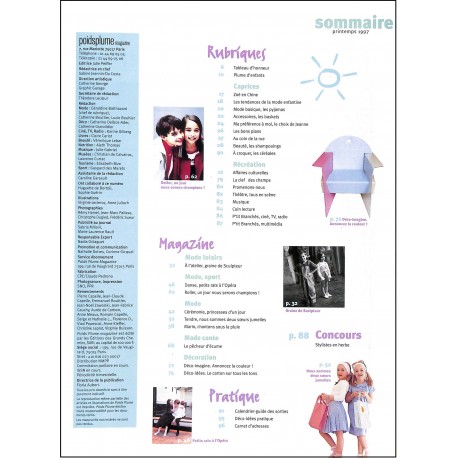 POIDS PLUME magazine |Premier Numéro