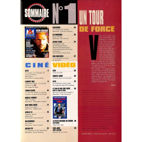 M6 CINE VIDEO |Premier Numéro