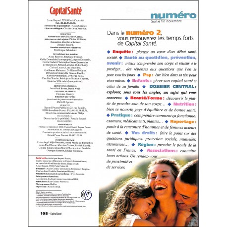 CAPITAL SANTE |Premier Numéro