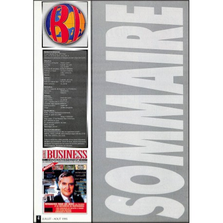 BUSSINESS INVESTISSEMENT |Premier Numéro