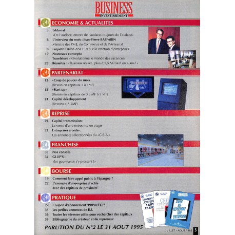 BUSSINESS INVESTISSEMENT |Premier Numéro