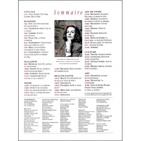 Contemporaine |Premier Numéro