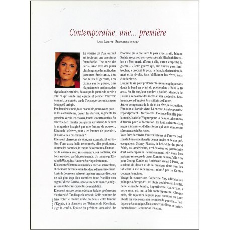 Contemporaine |Premier Numéro