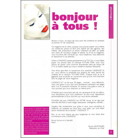 L'AGENCE PHOTOS |Premier Numéro