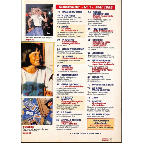 TOUS TEMOINS |Premier Numéro