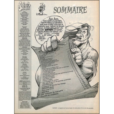 Safarir |Premier Numéro