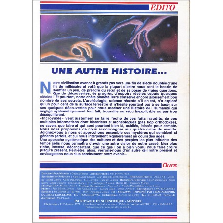 Incroyable & scientifique |Premier Numéro