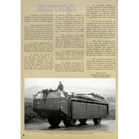 FORCES TERRESTRES |Premier Numéro