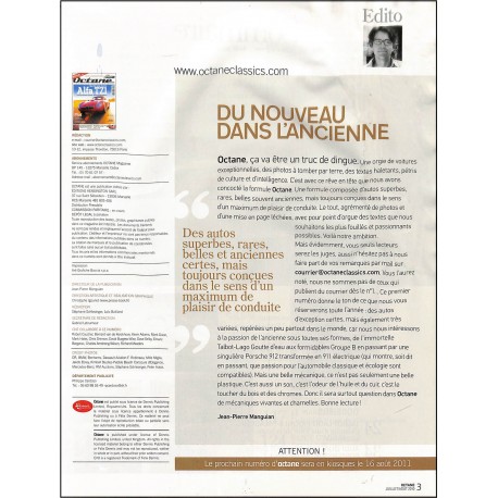 Octane |Premier Numéro